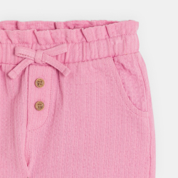 شورت قطن فاخر باللون الوردي...